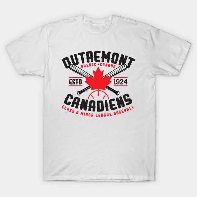 Outremont Canadiens T-Shirt by MindsparkCreative